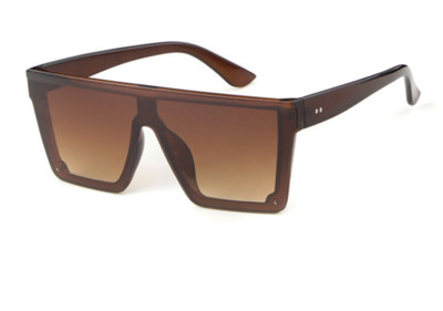 Ανδρικά τετράγωνα γυαλιά ηλίου με έγχρωμους φακούς