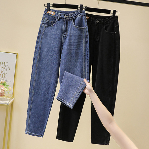 Γυναικείο τζιν καθαρό μοντέλο σε δύο χρώματα