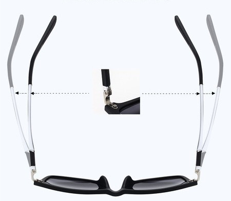 Ανδρικά γυαλιά σε τετράγωνο σχήμα