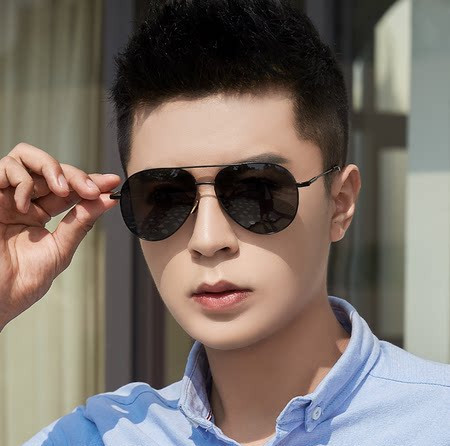 Ανδρικά γυαλιά ηλίου Polarized με μεταλλικό σκελετό