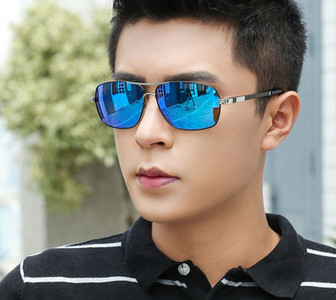 Muške ležerne naočale sa zrcalnim staklom