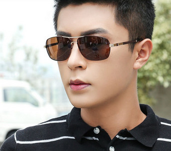 Muške ležerne naočale sa zrcalnim staklom