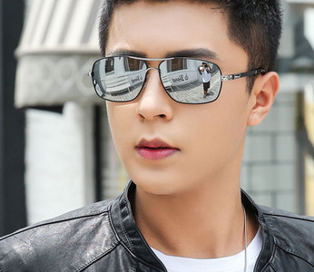 Muške ležerne naočale sa zrcalnim staklom