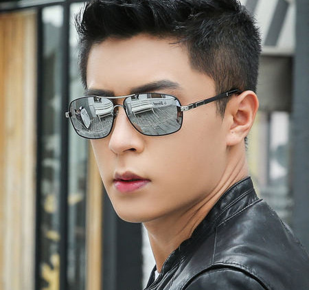 Muške ležerne naočale sa zrcalnim staklom