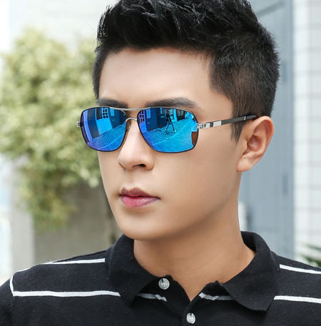 Muške ležerne naočale sa zrcalnim staklom