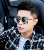 Ανδρικά γυαλιά casual με λεπτό μεταλλικό σκελετό