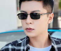 Ochelari de soare pentru barbati cu rama metalica potriviti pentru condus