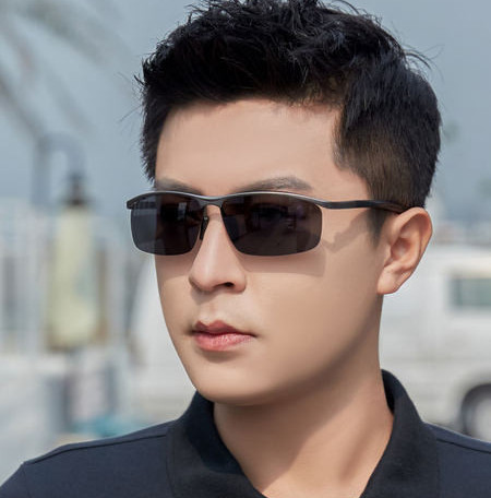 Paprasti vyriški poliarizuoti akiniai