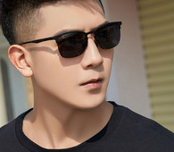 Ανδρικά μοντέρνα γυαλιά ηλίου - οβάλ σχήμα