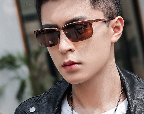 Νέο μοντέλο ανδρικά γυαλιά με μεταλλικό σκελετό - τετράγωνο σχήμα