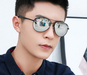 Ανδρικά γυαλιά ηλίου - στρογγυλό σχήμα