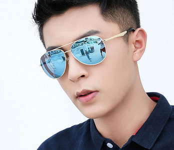 Ανδρικά γυαλιά ηλίου - στρογγυλό σχήμα