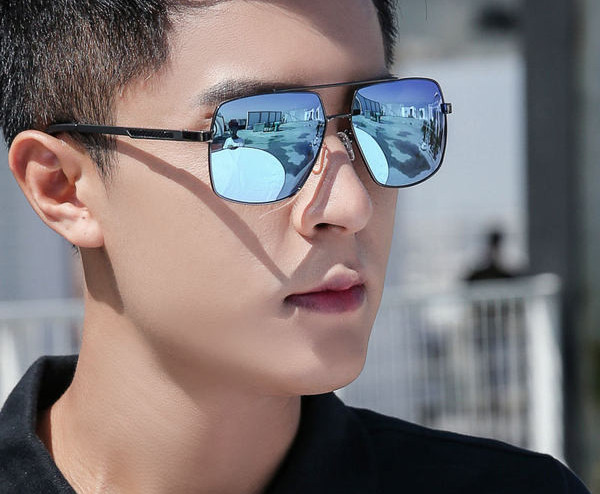 Fashion Ανδρικά Polarized Ανδρικά γυαλιά ηλίου με φακούς καθρέφτη