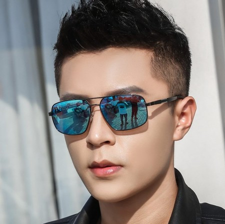 Metallraamiga meeste päikeseprillid - polariseeritud