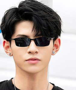 Meeste vabaaja õhukese raamiga polariseeritud prillid