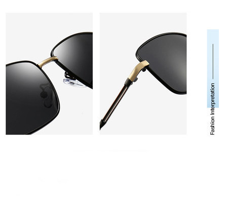 Μοντέρνα ανδρικά γυαλιά με τετράγωνο σχήμα