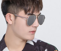 Μοντέρνα ανδρικά γυαλιά με στρογγυλό σχήμα