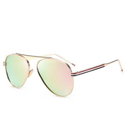 Μοντέρνα ανδρικά γυαλιά με στρογγυλό σχήμα