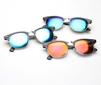 Модерни мъжки очила с цветни стъкла -ретро стил