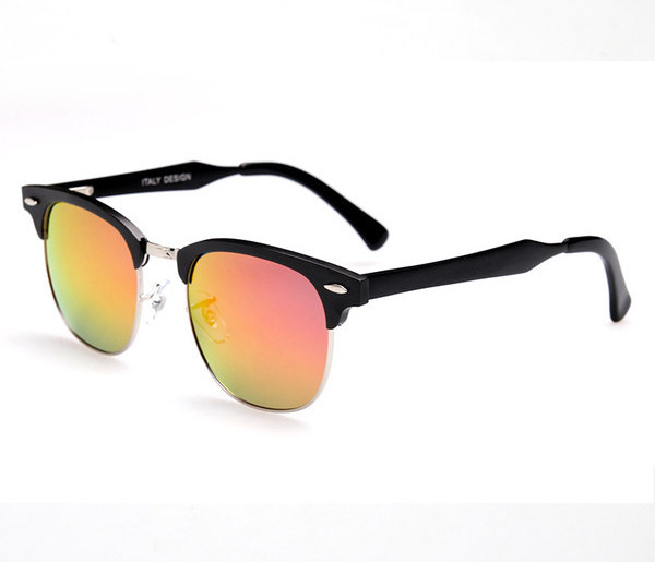 Ochelari moderni pentru barbati cu lentile colorate - stil retro