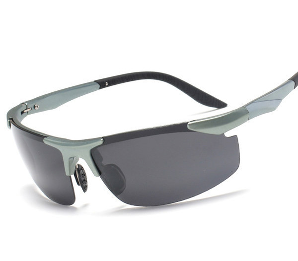 Ochelari de soare pentru barbati polarizati cu rama metalica