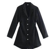 Salopetă de damă model nou cu decolteu în V și închidere cu nasturi