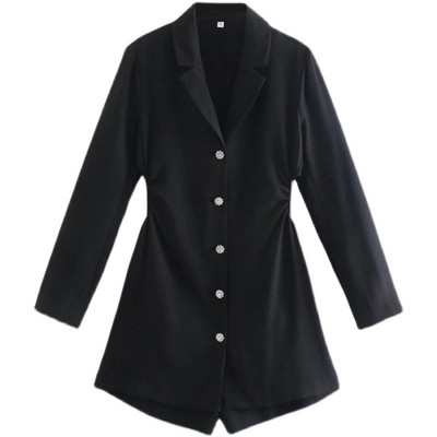 Salopetă de damă model nou cu decolteu în V și închidere cu nasturi