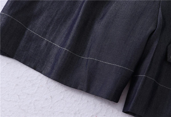 Ženski prugasti komplet košulja i kratke hlače