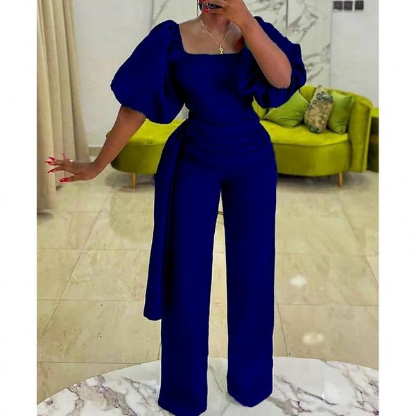 Elegantiškas kombinezonas aukštu juosmeniu