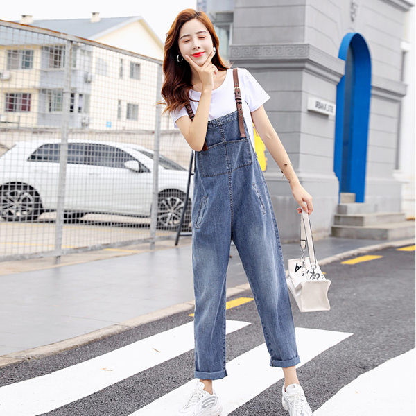 Μοντέρνα τζιν σαλοπέτα με τσέπη