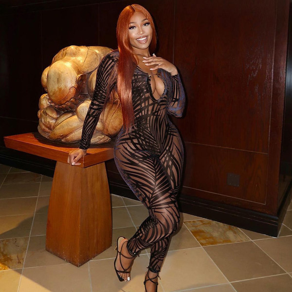 Νέο μοντέλο γυναικεία διχτυωτή φόρμα με σχέδιο