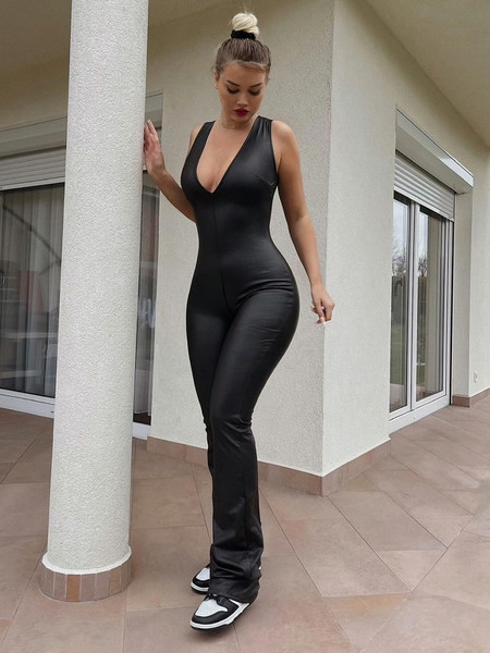 Naiste V-kaelusega kombinesoon