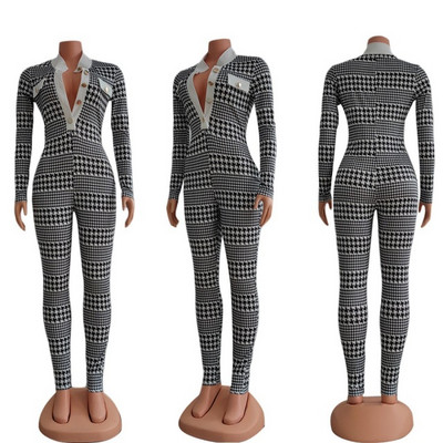 Naiste vabaaja nööpidega kombinesoon – kahte värvi