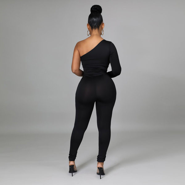 Γυναικεία επίσημη ολόσωμη φόρμα με ένα μανίκι