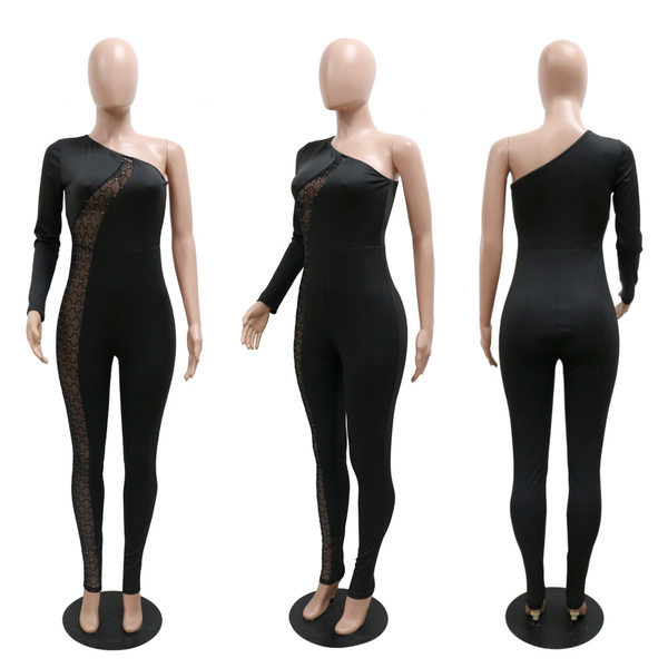 Γυναικεία επίσημη ολόσωμη φόρμα με ένα μανίκι