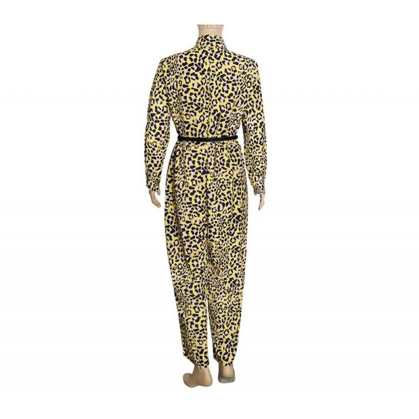 Λεοπάρ μακρυμάνικη ολόσωμη φόρμα