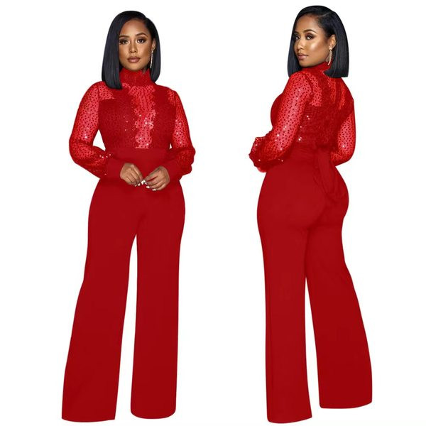 Salopeta dama cu guler inalt si paiete