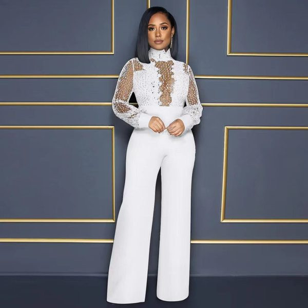 Salopeta dama cu guler inalt si paiete