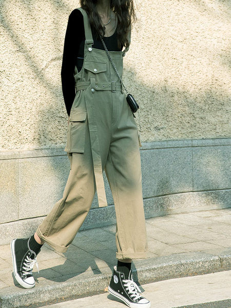 Ležeran ženski kombinezon - sa remenom