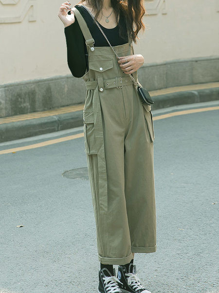 Ležeran ženski kombinezon - sa remenom