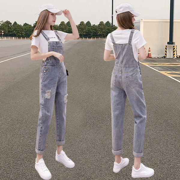 Naiste moodne tasku ja rebenenud motiividega kombinesoon