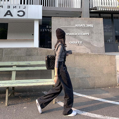 Casual γυναικεία τζιν ολόσωμη φόρμα σε μαύρο και μπλε χρώμα