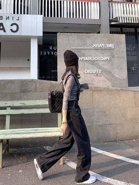 Casual γυναικεία τζιν ολόσωμη φόρμα σε μαύρο και μπλε χρώμα