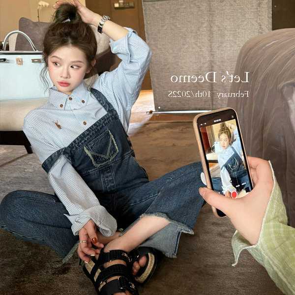 Naiste vabaaja teksakombinesoon – taskuga