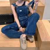 Laiade säärtega teksasest vabaaja kombinesoon