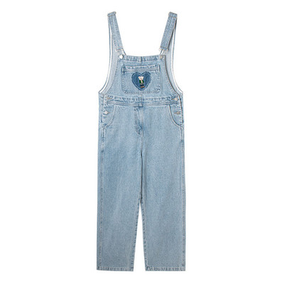 Ležerni ženski kombinezon s vezom