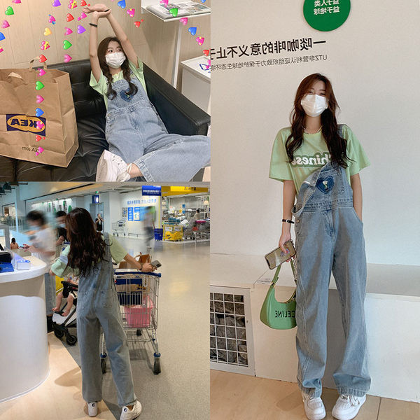 Ležerni ženski kombinezon s vezom