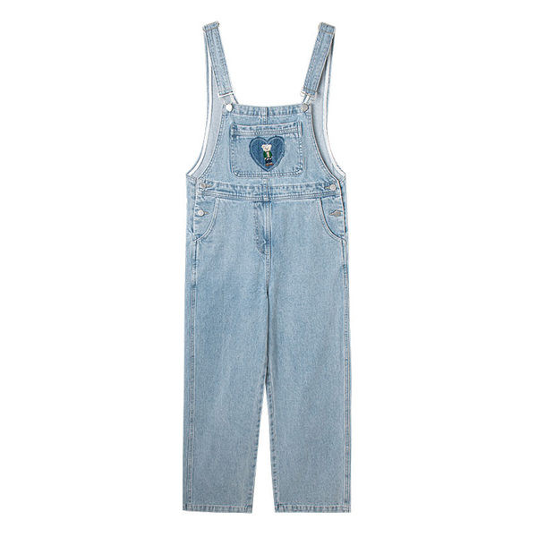 Ležerni ženski kombinezon s vezom