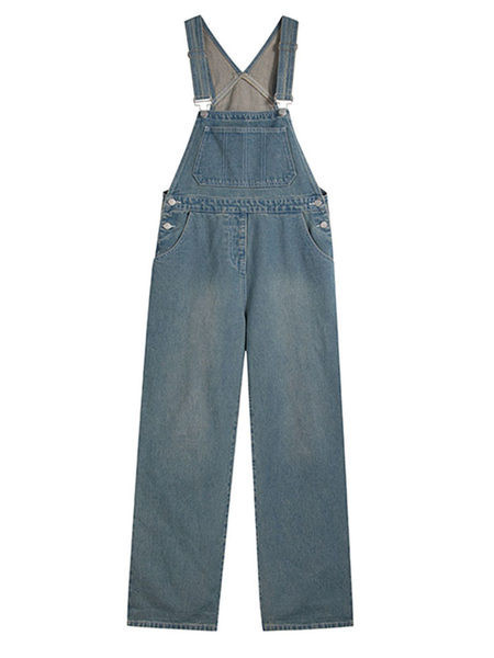 Női farmer jumpsuit új modellje kék színben