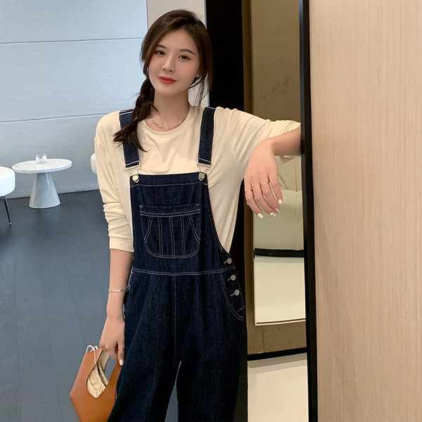 Τζιν ολόσωμη φόρμα με τσέπη